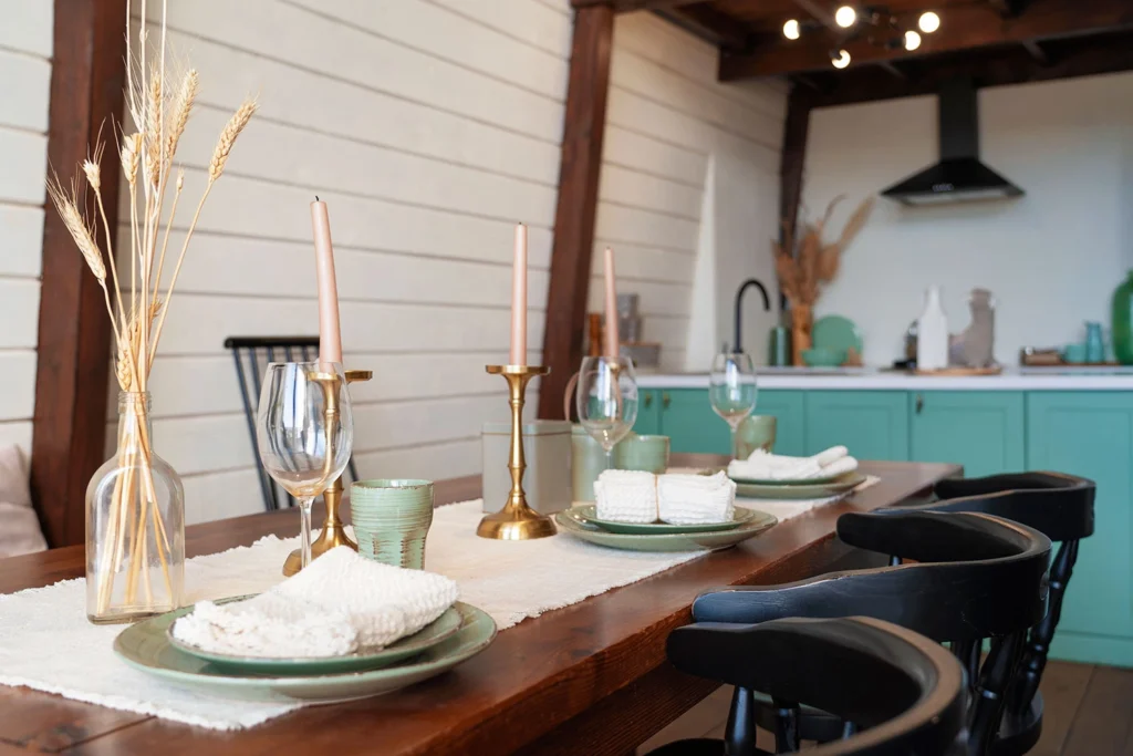 Cocina comedor estilo provenzal