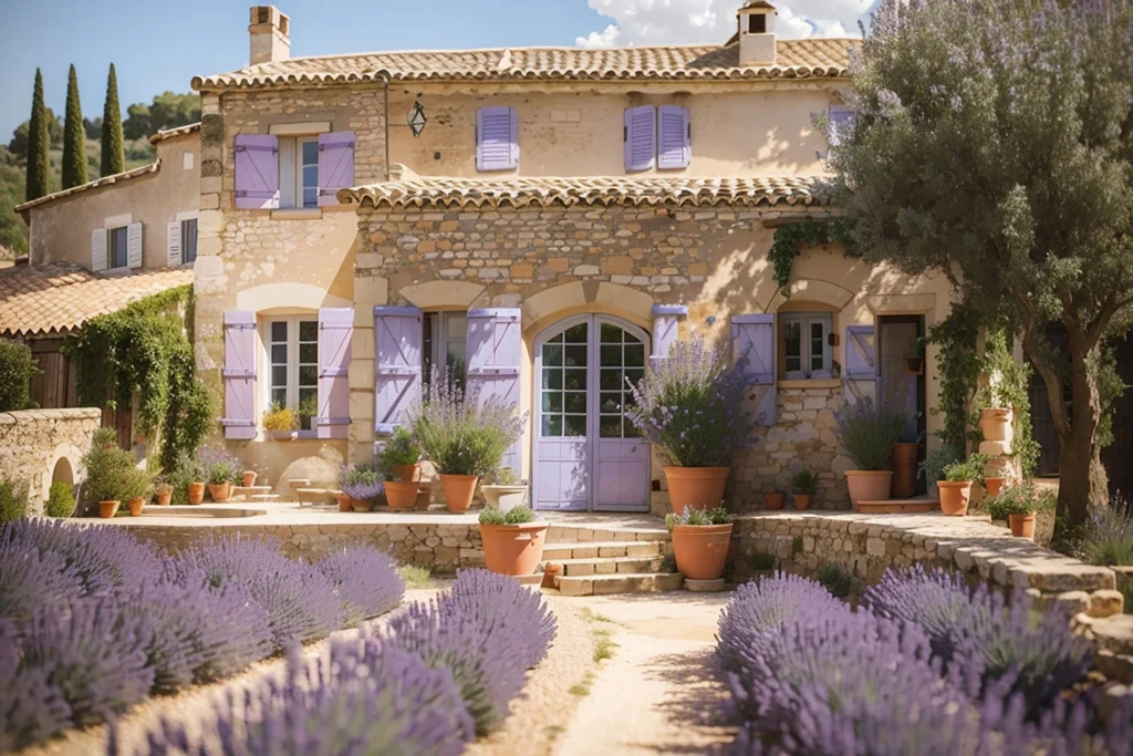 Lavanda en estilo provenzal