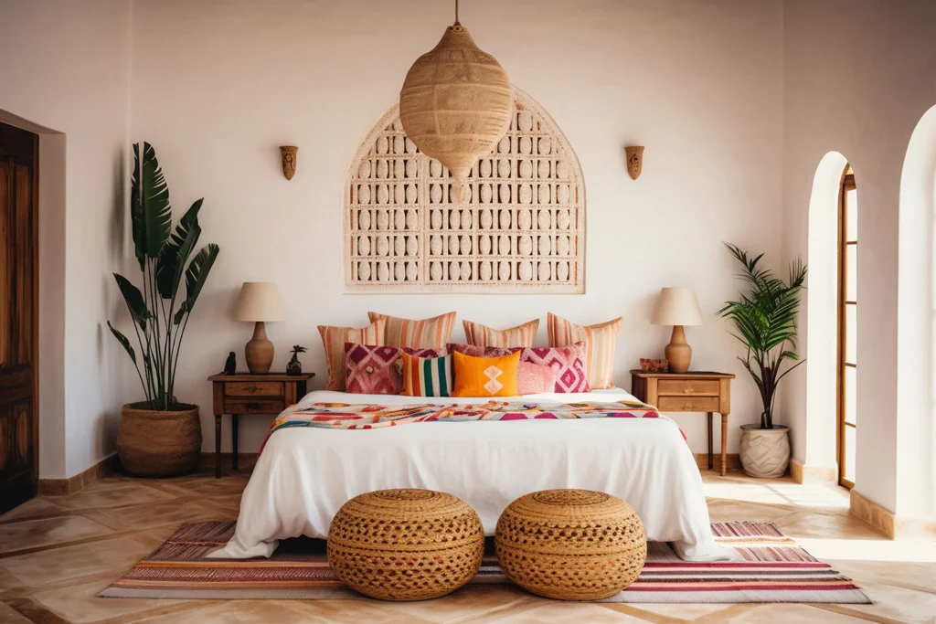 decoracion bohemia de habitacion