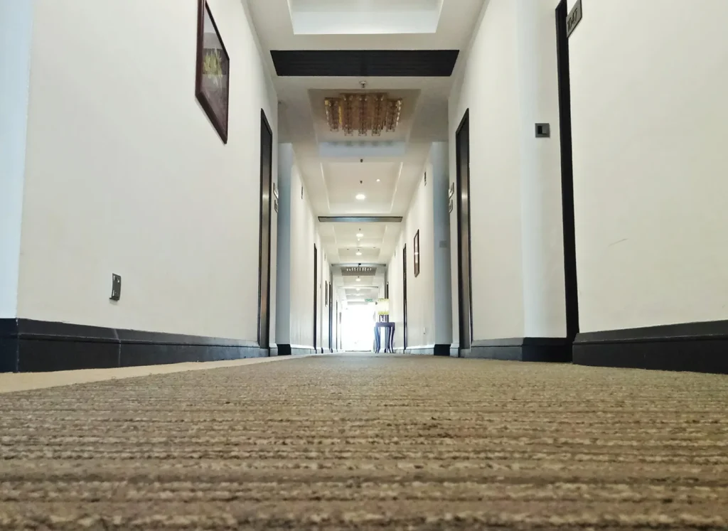 Moqueta para alto tránsito en hotel